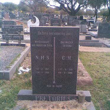 PRETORIUS N.H.S. 1917-1983 &amp; C.M. 1919-1995