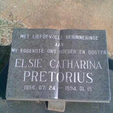PRETORIUS Elsie Carharina 1956-1994