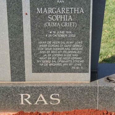 RAS Margaretha Sophia 1914-2002