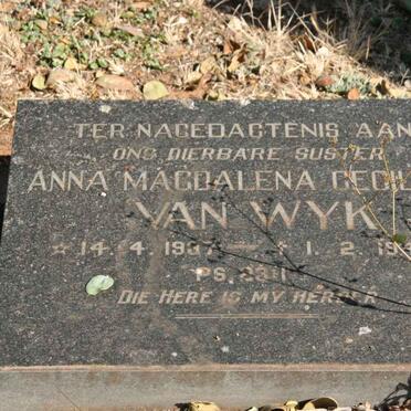 WYK Anna Magdalena Cecilia, van 1937-1942
