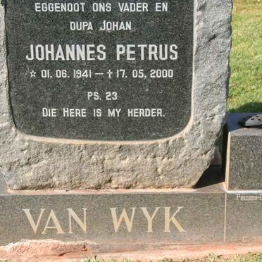 WYK Johannes Petrus, van 1941-2000