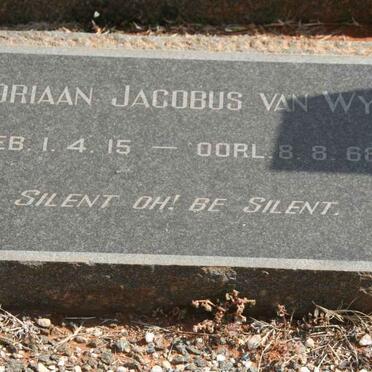 WYK Adriaan Jacobus, van 1915-1968