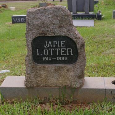 LÖTTER Japie 1914-1993