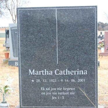 MERWE Martha Catherina, van der 1923-2001
