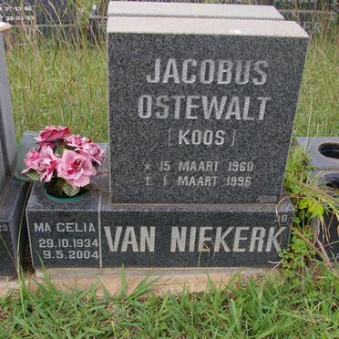 NIEKERK Celia, van 1934-2004 :: VAN NIEKERK Jacobus Ostewalt 1960-1996