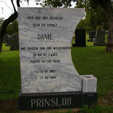 PRINSLOO Danie 1957-1988