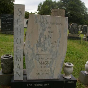 SCHOEMAN J.W. 1936-1985 :: SCHOEMAN Magda 1967-1985