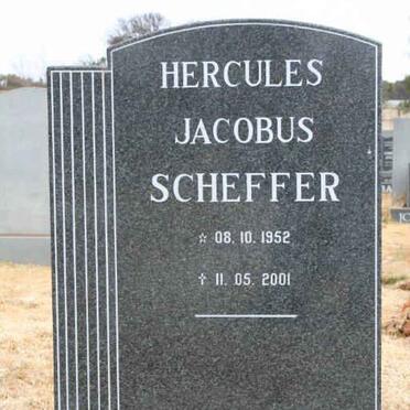 SCHEFFER Jacobus 1952-2001