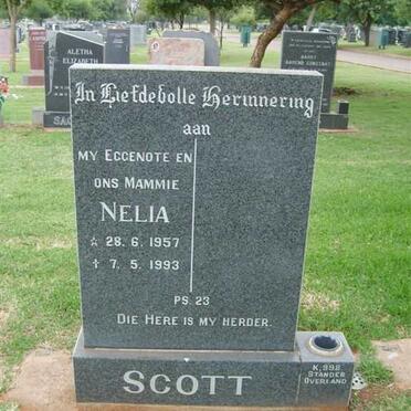 SCOTT Nelia 1957-1993