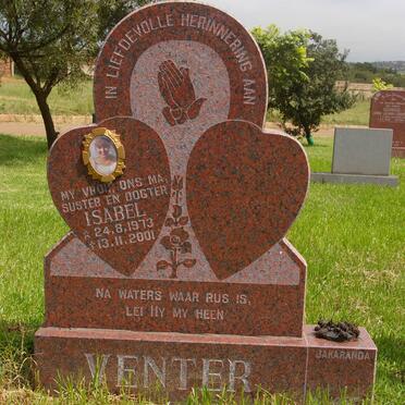 VENTER Isabel 1973-2001