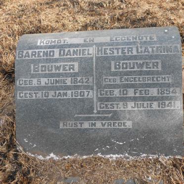 BOUWER Barend Daniel 1842-1907 &amp; Hester Catrina ENGELBRECHT 1854-1941