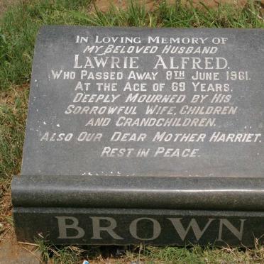 BROWN Lawrie Alfred -1961