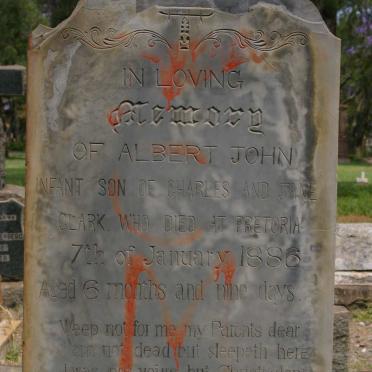 CLARK Albert John 1885-1886