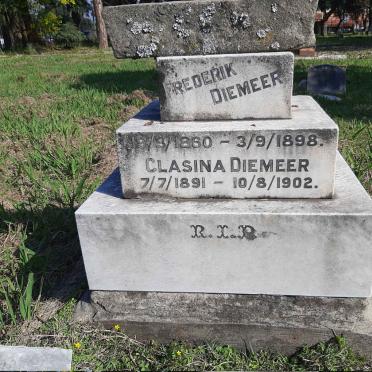 DIEMEER Frederik 1860-1898 :: DIEMEER Clasina 1891-1902