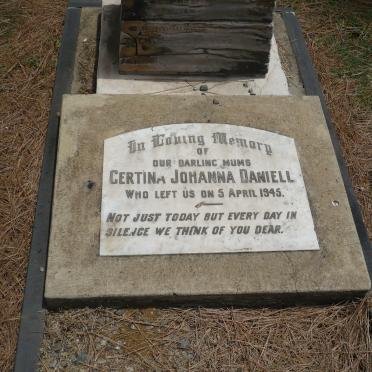 DANIELL Gertina Johanna -1945