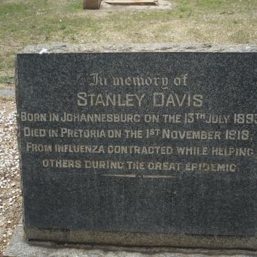 DAVIS Stanley 1893-1918