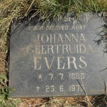 EVERS Johanna Geertruida 1888-1979
