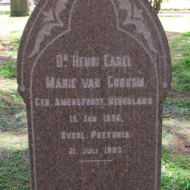 GORKOM Henri Carel Marie, van 1856-1903