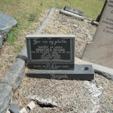 HEYINK Dorothea Regina 1908-1991