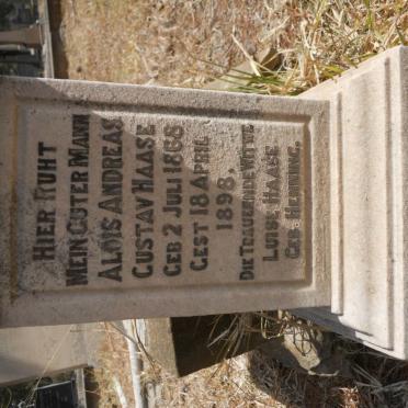 HAASE Alois Andreas Gustav 1868-1898