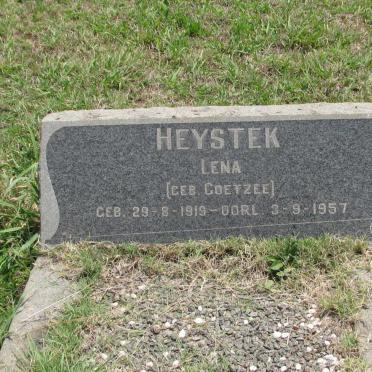 HEYSTEK Lena nee COETZEE 1919-1957