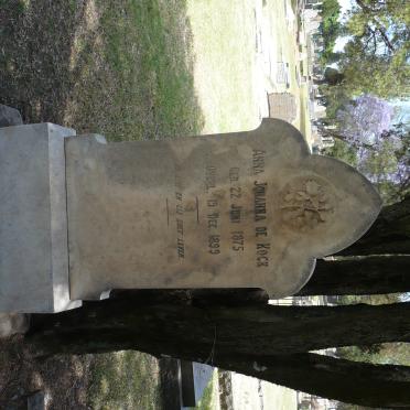 KOCK Anna Johanna, de 1875-1899