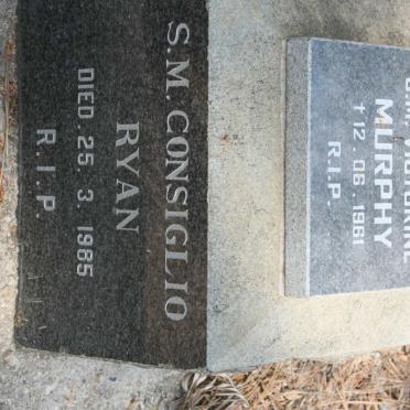 MURPHY Victorine -1961 :: RYAN Consiglio -1985