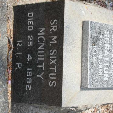 SCRATTON Xaveria -1945 :: McNULTY Sixtus -1982