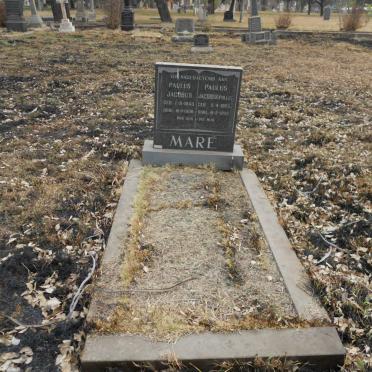 MARE Paulus Jacobus 1840-1908 :: MARE Paulus Jacobus 1925-1962