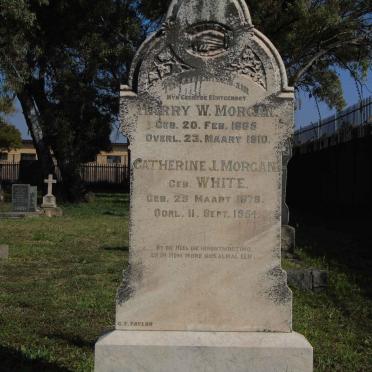 MORGAN Harry W. 1865-1910 &amp; Catherine J. WHITE 1878-1954