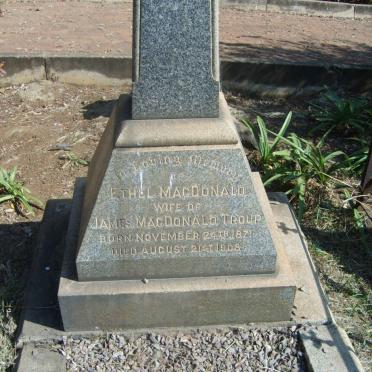 MacDONALD Ethel 1871-1908