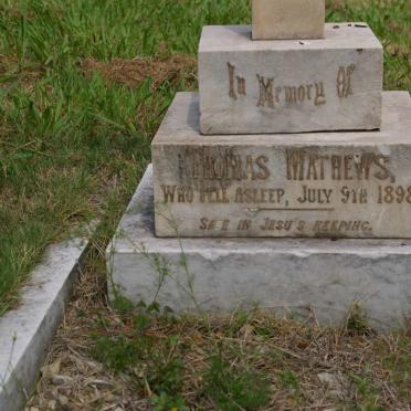 MATHEWS Thomas -1898