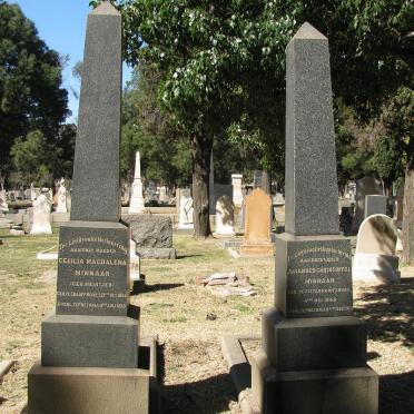 MINNAAR Johannes Christoffel  1848-1913 &amp; Cecilia Magdalena MEINTJES 1854-1913 