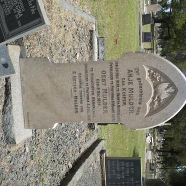 MULDER Oest 1837-1915 &amp; Anje KUIPER 1839-1914