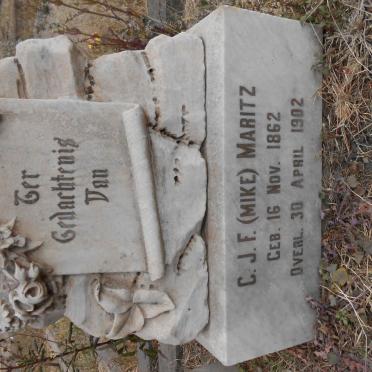 MARITZ C.J.F. 1862-1902 :: MARITZ Gerhardus Jacobus 1889-1964 &amp; Jess DE VILLIERS -1973