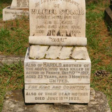 PAGE Harold -1917 :: PAGE Wilfred St. Clair 1899-1904