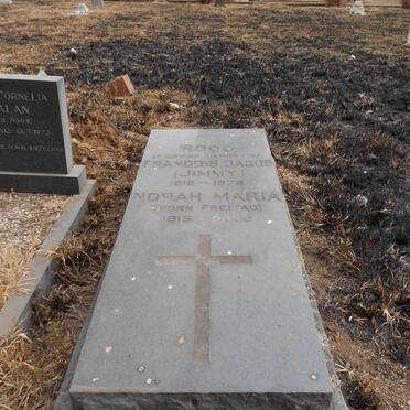 ROOS Francois Jacob 1912-1978 &amp; Norah Maria FREITAG 1915-2002