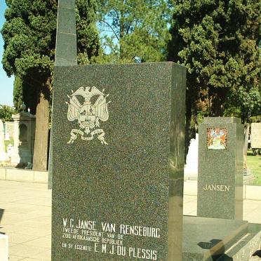 RENSEBURG Willem Cornelis, J. van 1818-1865 &amp; Elizabeth Maria Jacoba BREET voorheen J. VAN RENSBURG nee DU PLESSIS 1819-189