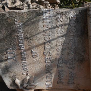 STEGMANN Marjorie 1898-1898