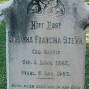 STEYN Johanna Francina nee NORTJE  1882-1903