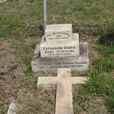 STIEMENS Catharina Maria Anna nee BERGSMA 1858-1912