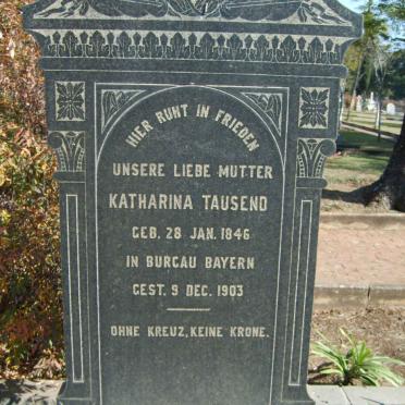 TAUSEND Katharina 1846-1903