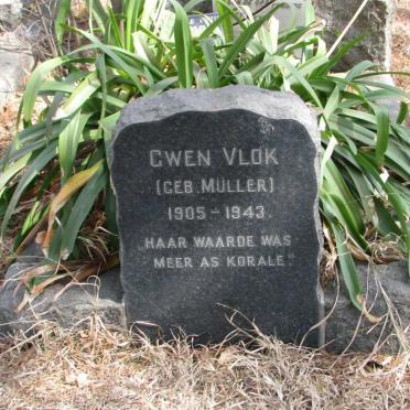 VLOK Gwen nee MULLER 1905-1943
