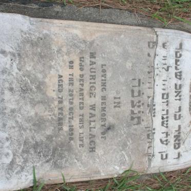 WALLACH Maurice  -1898