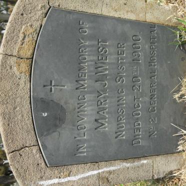WEST Mary J. -1900