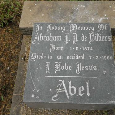 ABEL Abraham I.J. de Villiers 1874-1908