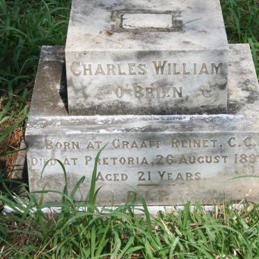 O'BRIEN Charles William -1899