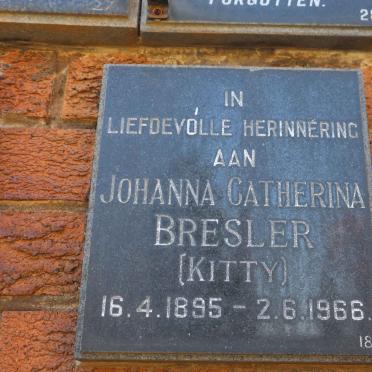 BRESLER Johanna Catherina 1895-1966