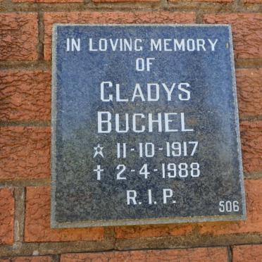 BUCHEL Gladys 1917-1988