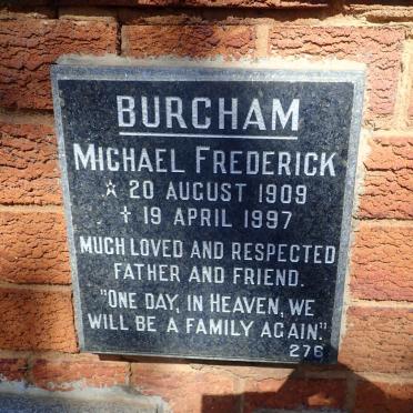 BURCHAM Michael Frederick 1909-1997